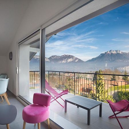 Appartement Mont Blanc - Vue Lac Sevrier Ngoại thất bức ảnh