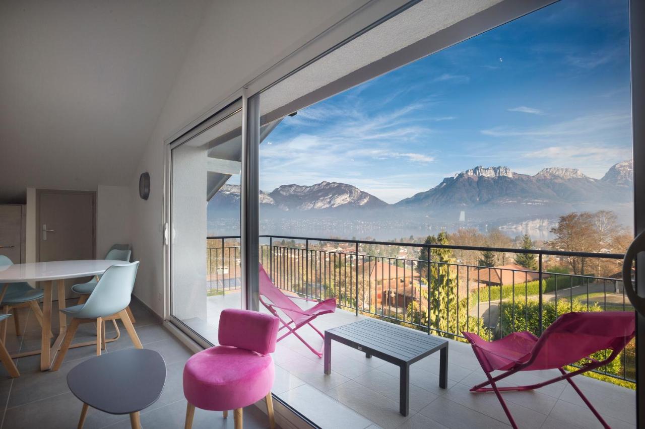 Appartement Mont Blanc - Vue Lac Sevrier Ngoại thất bức ảnh